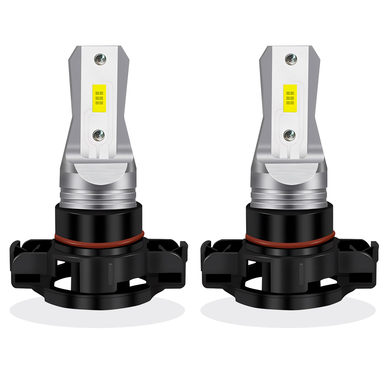 LEDYOTRY PSX24W 2504 fog light bulbs, pack of 2, for quick replacement and bright visibility.