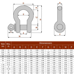 Leero forged alloy steel shackle with galvanization resists corrosion in harsh environments.
