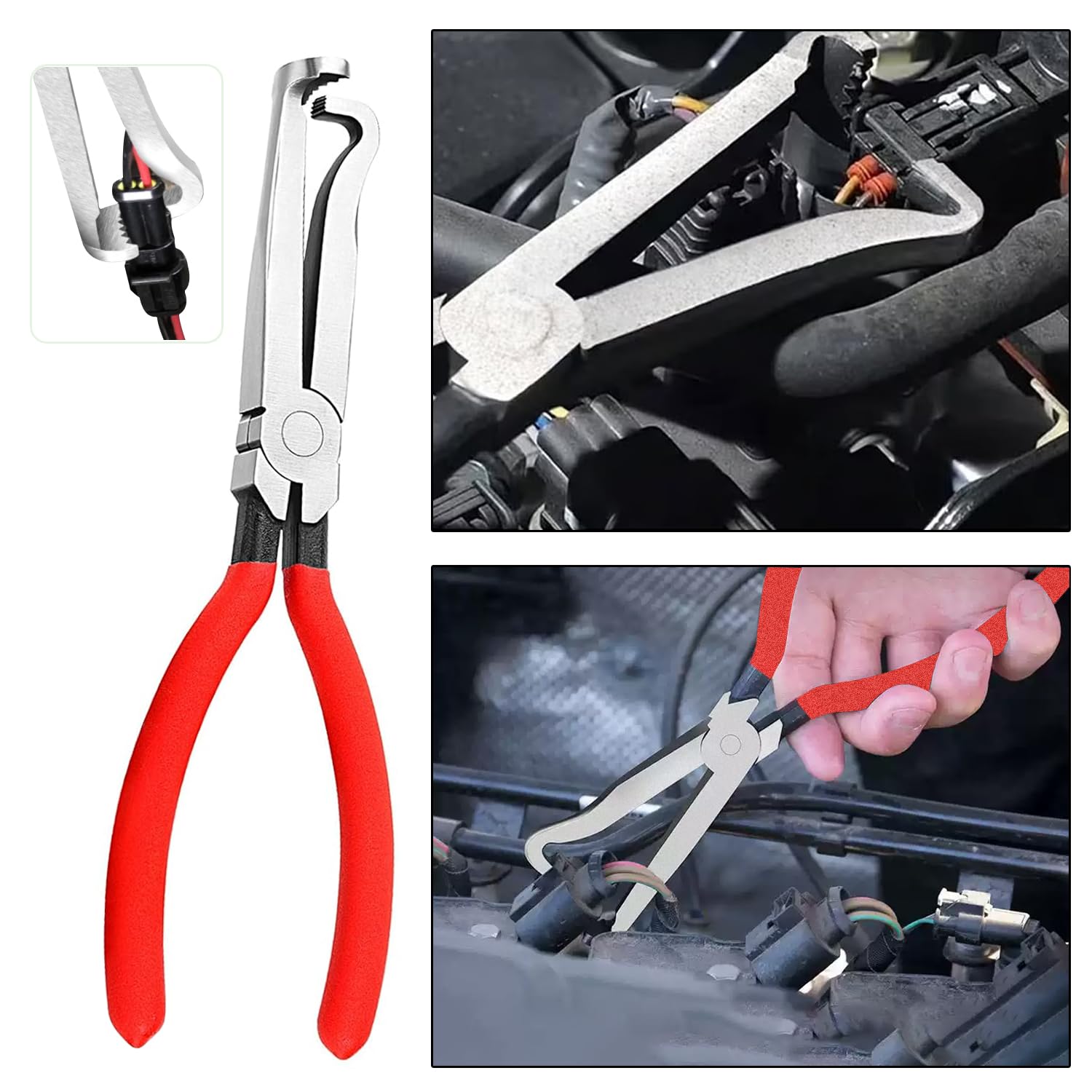 LEFFIS 60° angled pliers reach sensors and headlights with precision