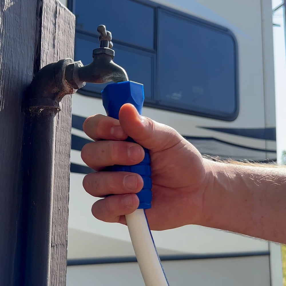 SmartFlex abrasion resistant outer cover protects hose outdoors