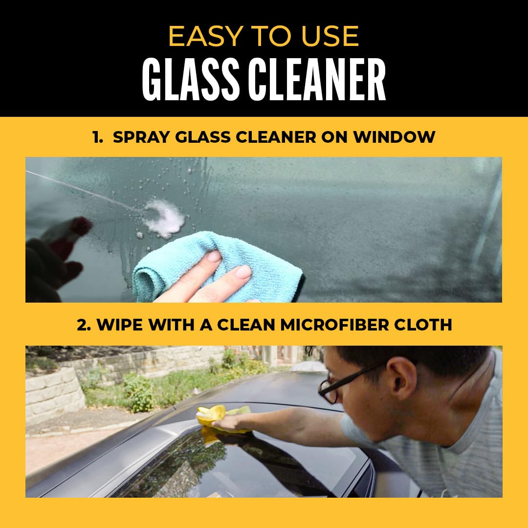 Tint-safe formula used on tinted windows with Legendary Glass Cleaner.