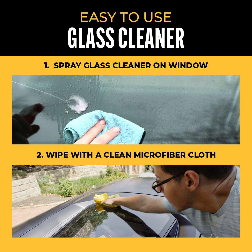 Tint-safe formula used on tinted windows with Legendary Glass Cleaner.
