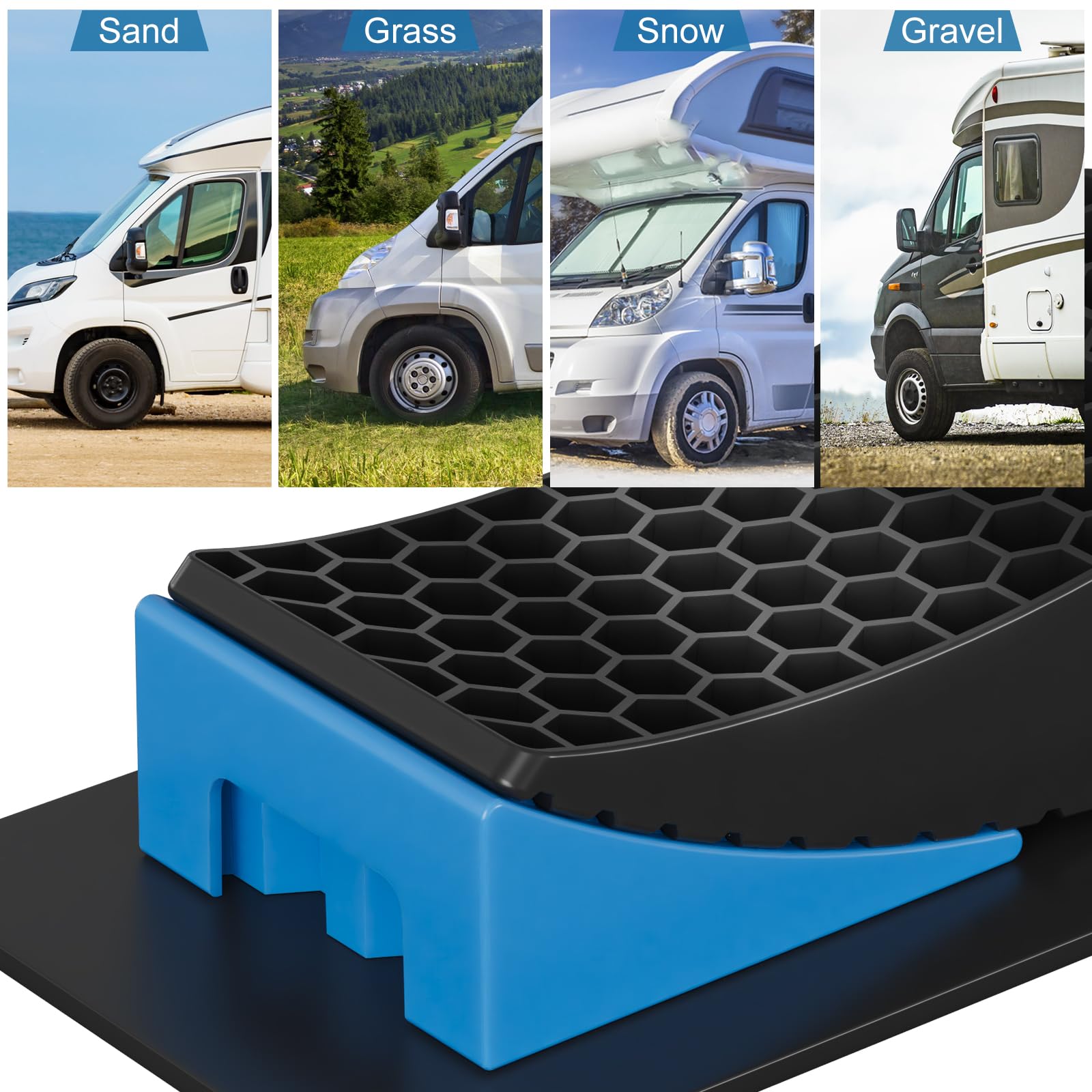 LEIDGG non-slip mats included for better grip on slick ground