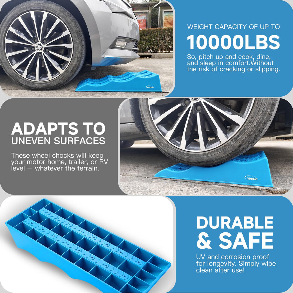 LEIDGG UV-Resistant Polyethylene Ramps withstand sun and weather.