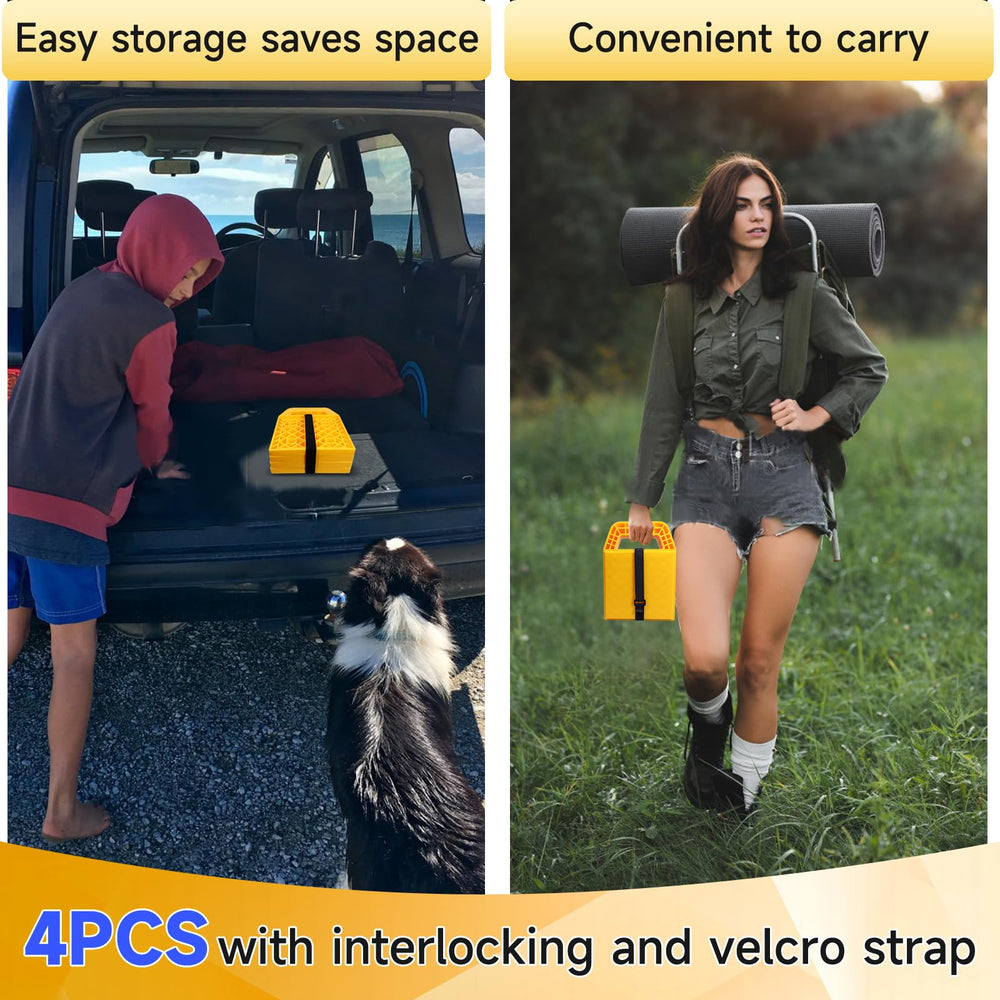 LEIDGG weather resistant rv leveling pads for outdoor use