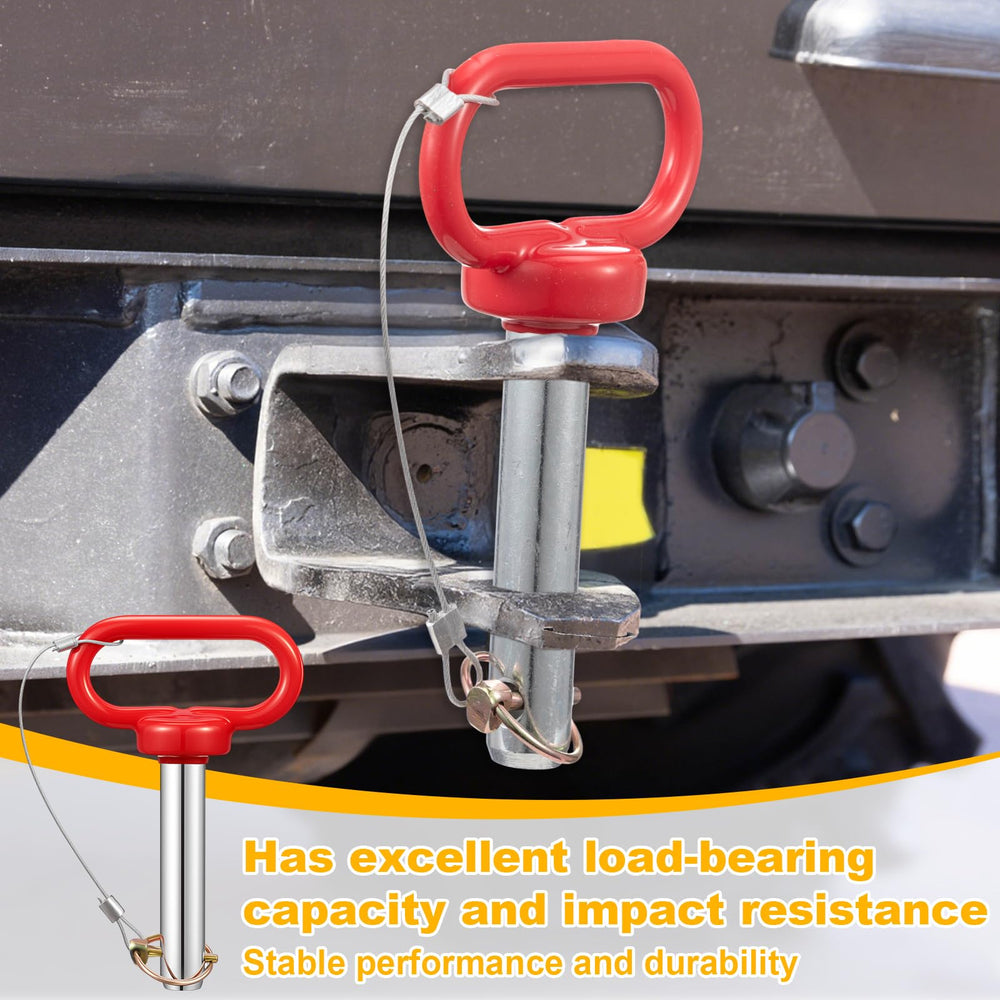 LEIFIDE 6-inch wire rope keeps the pin handy during coupling