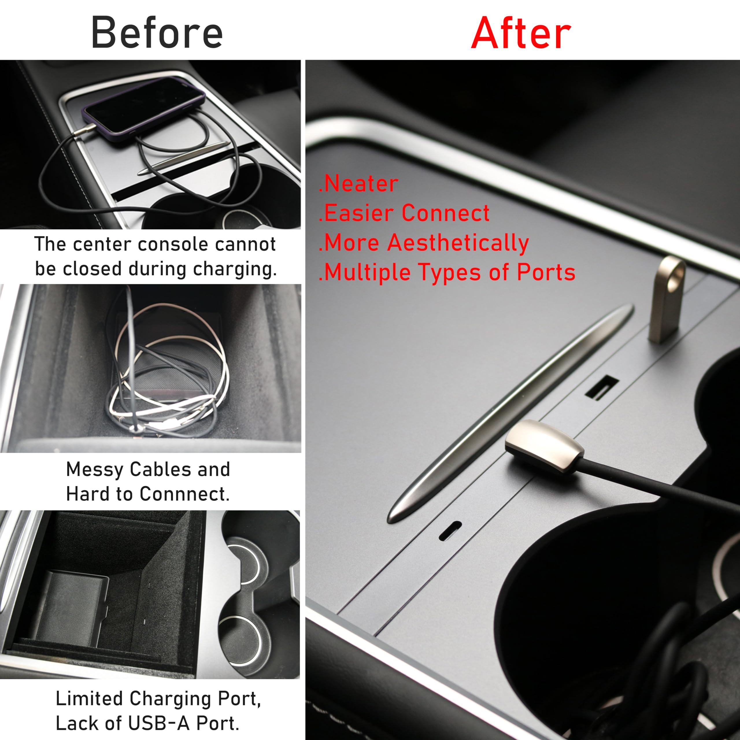 Leikaendi 27W USB-C fast charging powers up devices quickly.