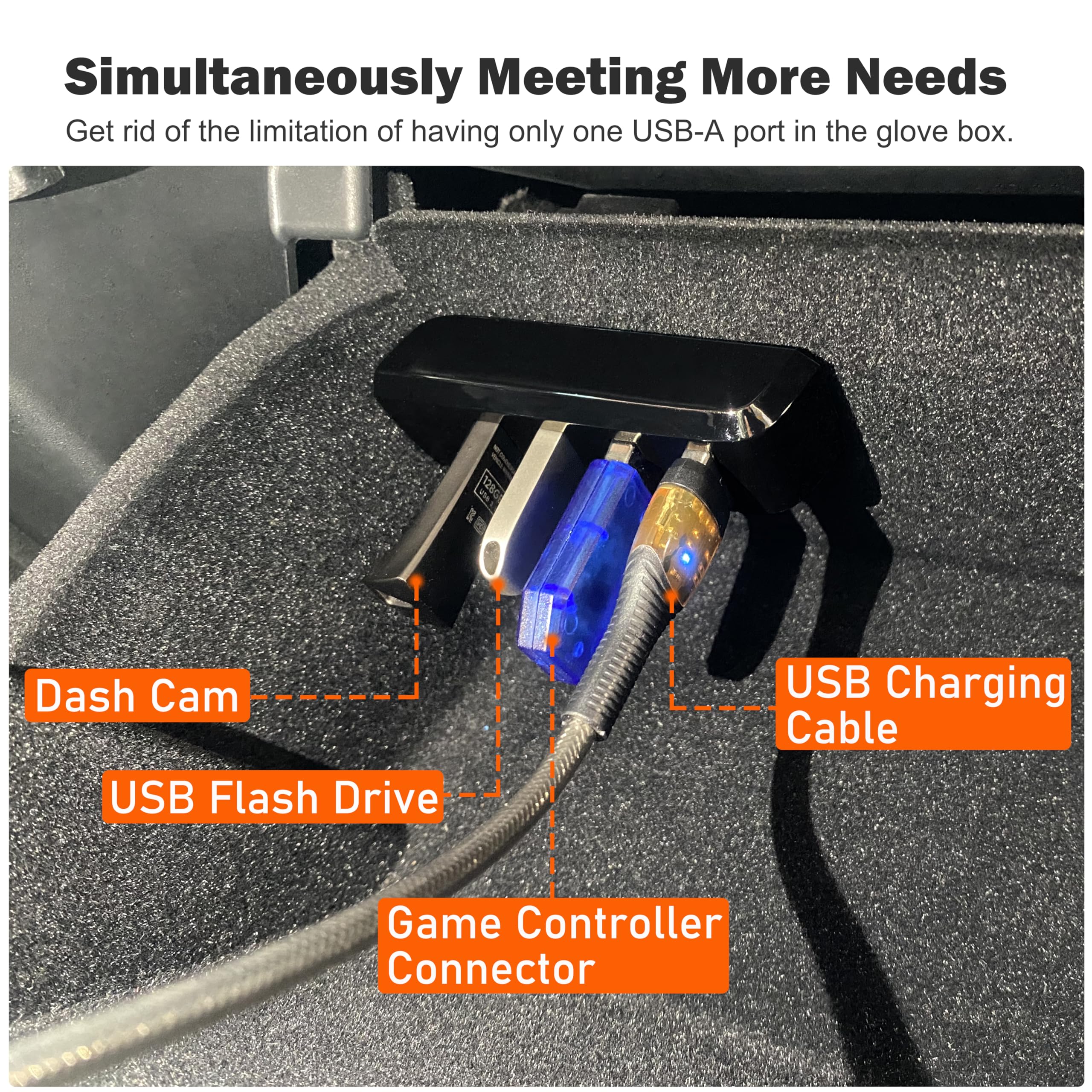 Leikaendi glove box hub uses ABS+PC for durable operation.