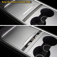 Cables retract and snap back with magnetic retention for neat storage.
