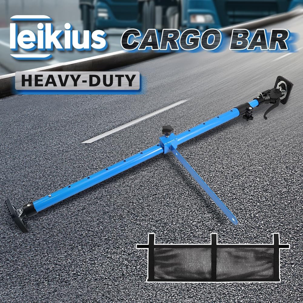 Leikius cargo bars used in trailer beds to prevent shifting cargo