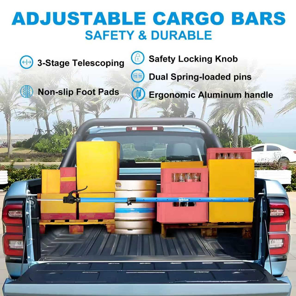 Leikius divider-and-bar multi-use demonstrates load separation and organization in one system.