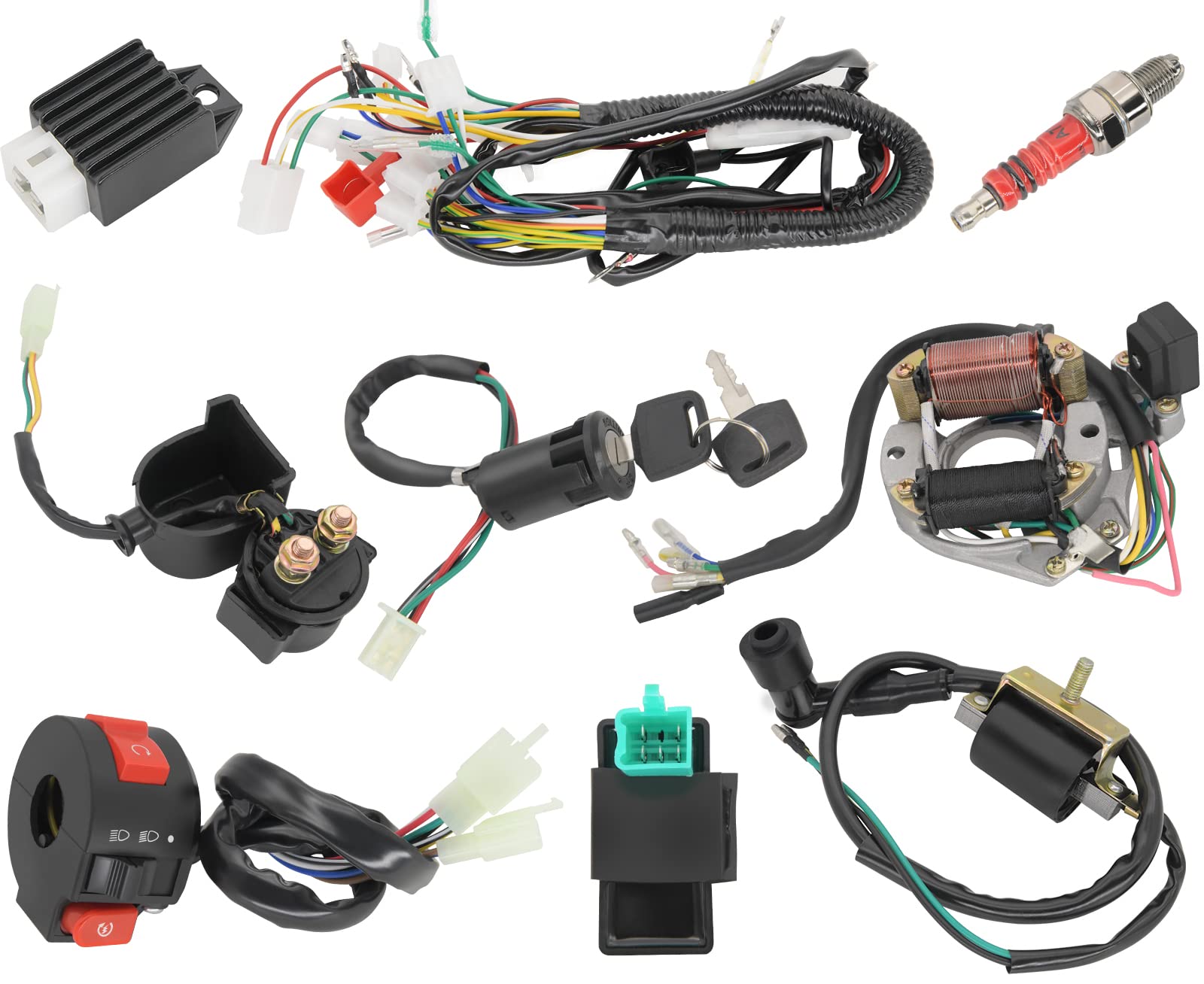 LEIMO KPARTS complete electrics harness for ATV with stator and CDI for reliable ignition