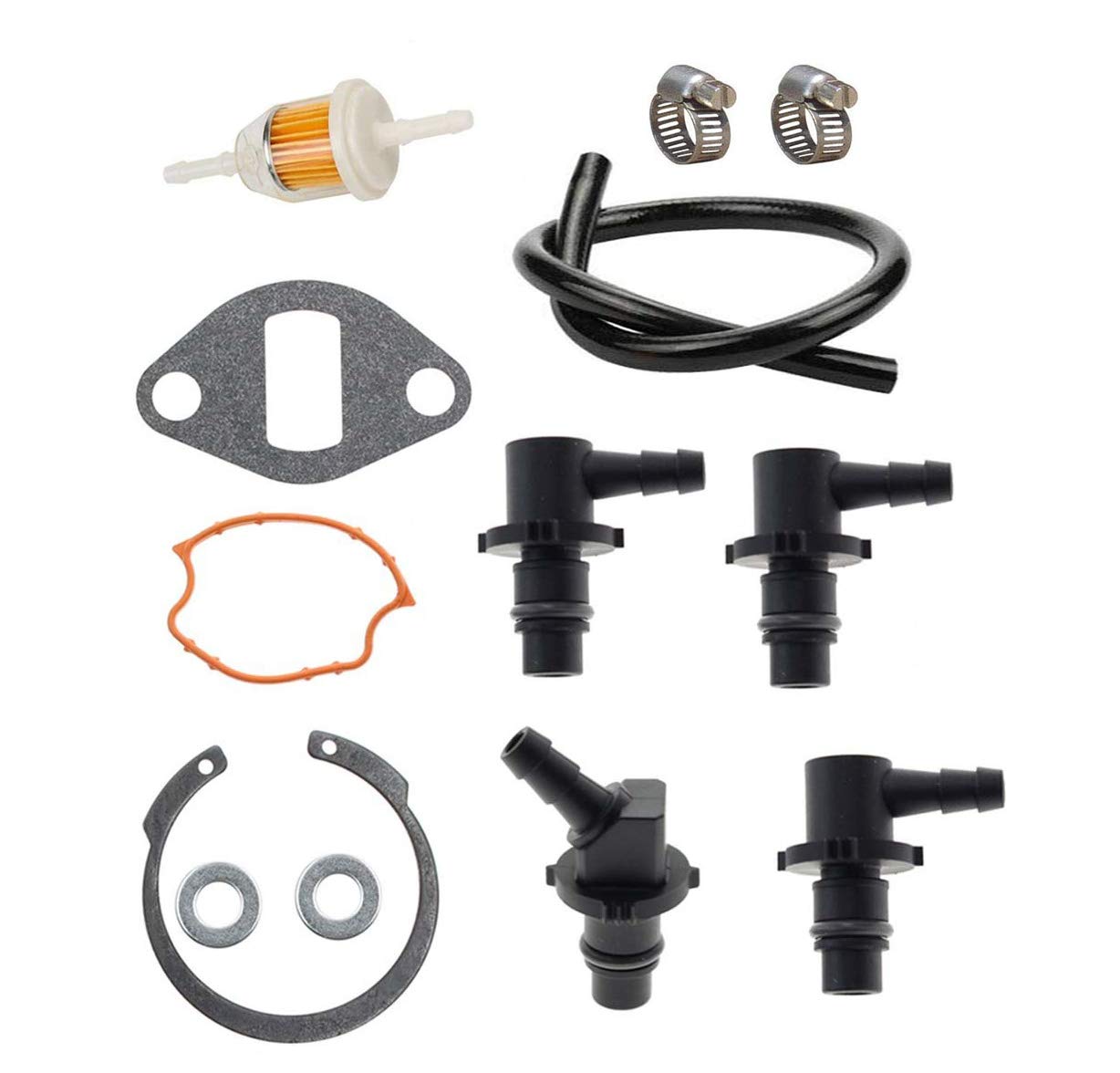 Mounting holes and bolt layout for simple bolt-in fit