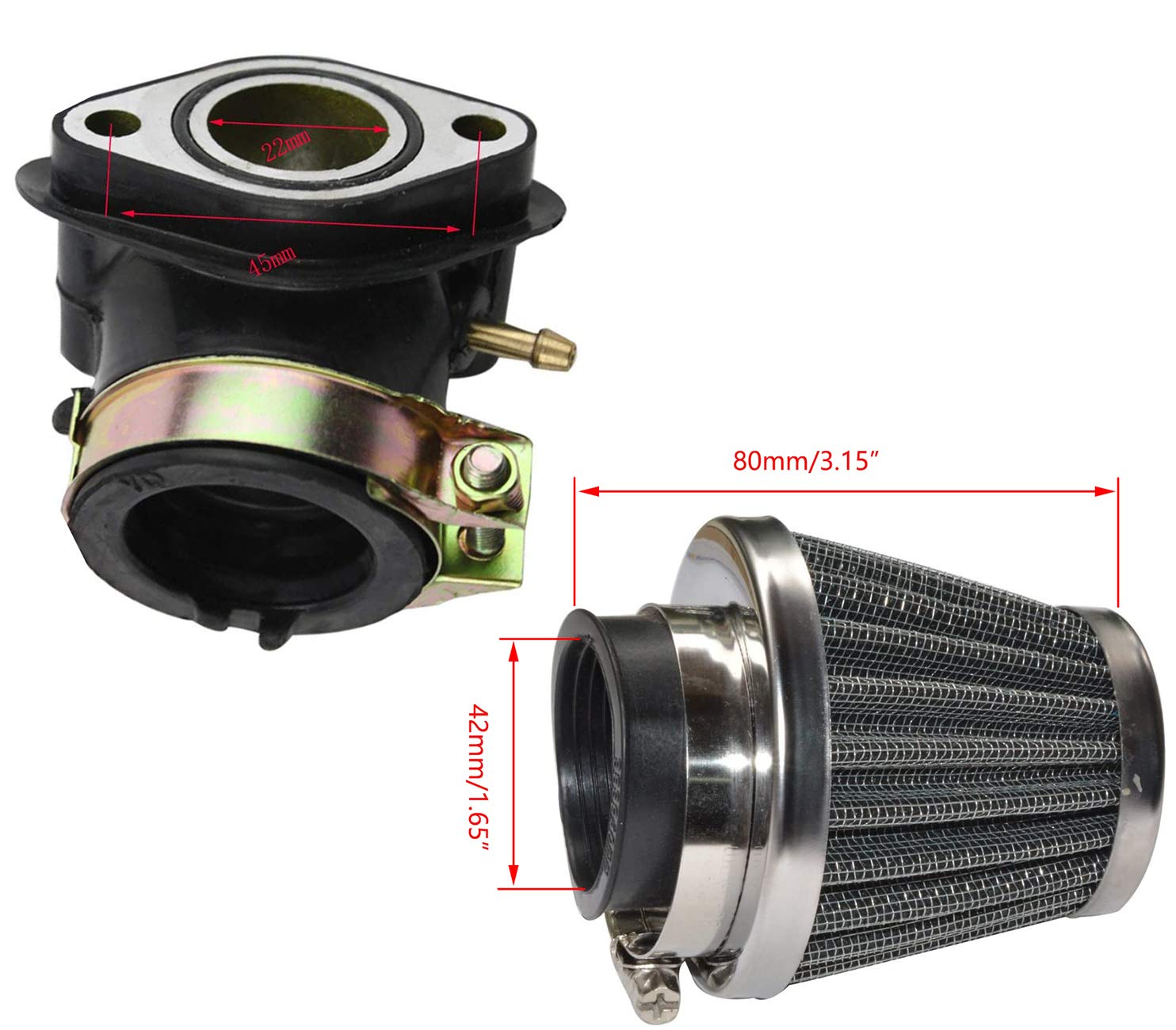 Easy installation and maintenance with LEIMO KPARTS PD24J carburetor