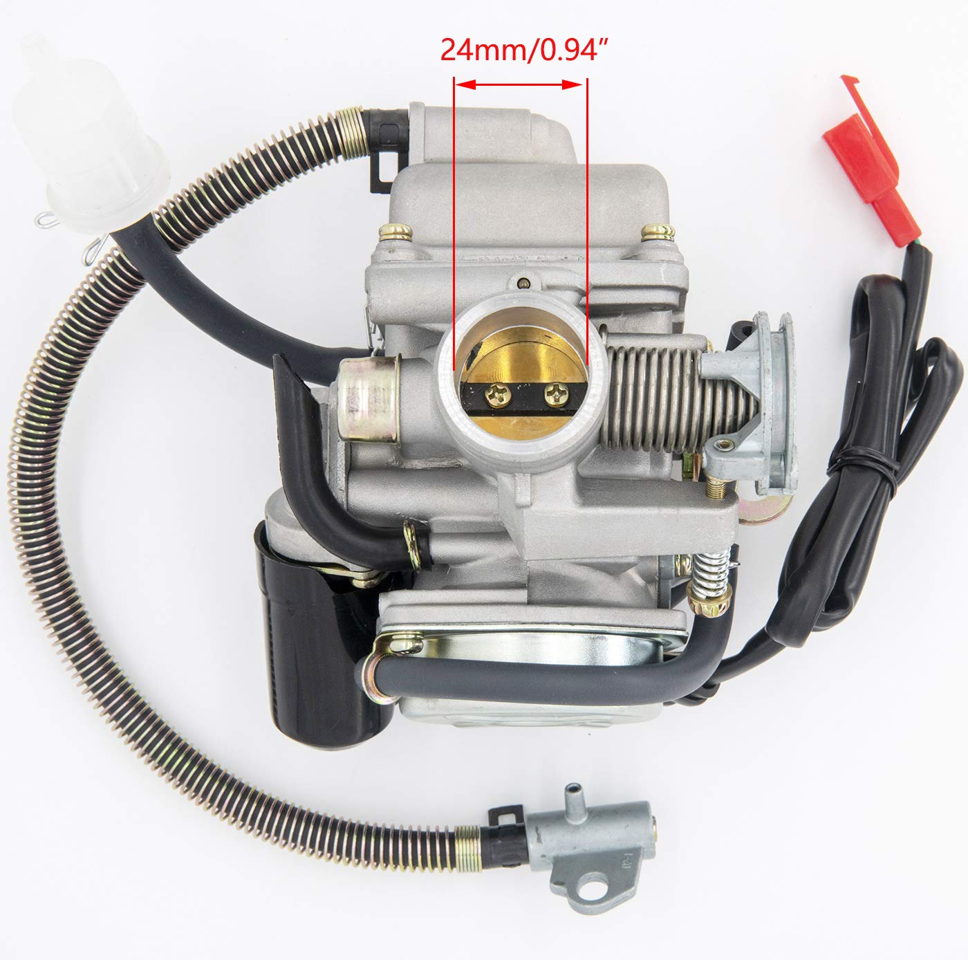 PD24J carburetor from LEIMO KPARTS with electric choke for reliable starts