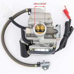 PD24J carburetor from LEIMO KPARTS with electric choke for reliable starts
