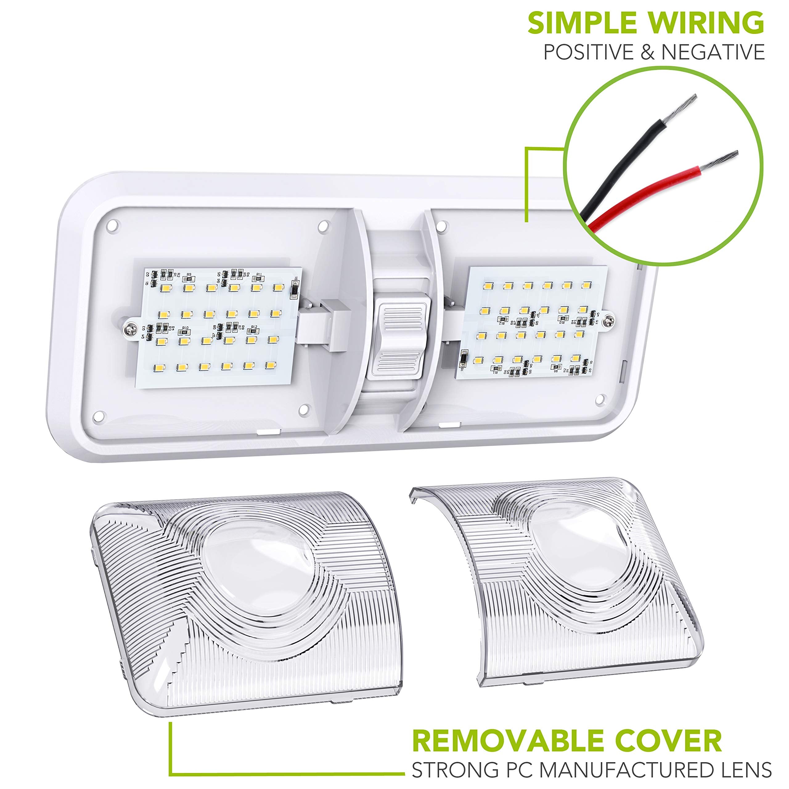 Leisure LED 12V LED board close-up highlighting low power consumption