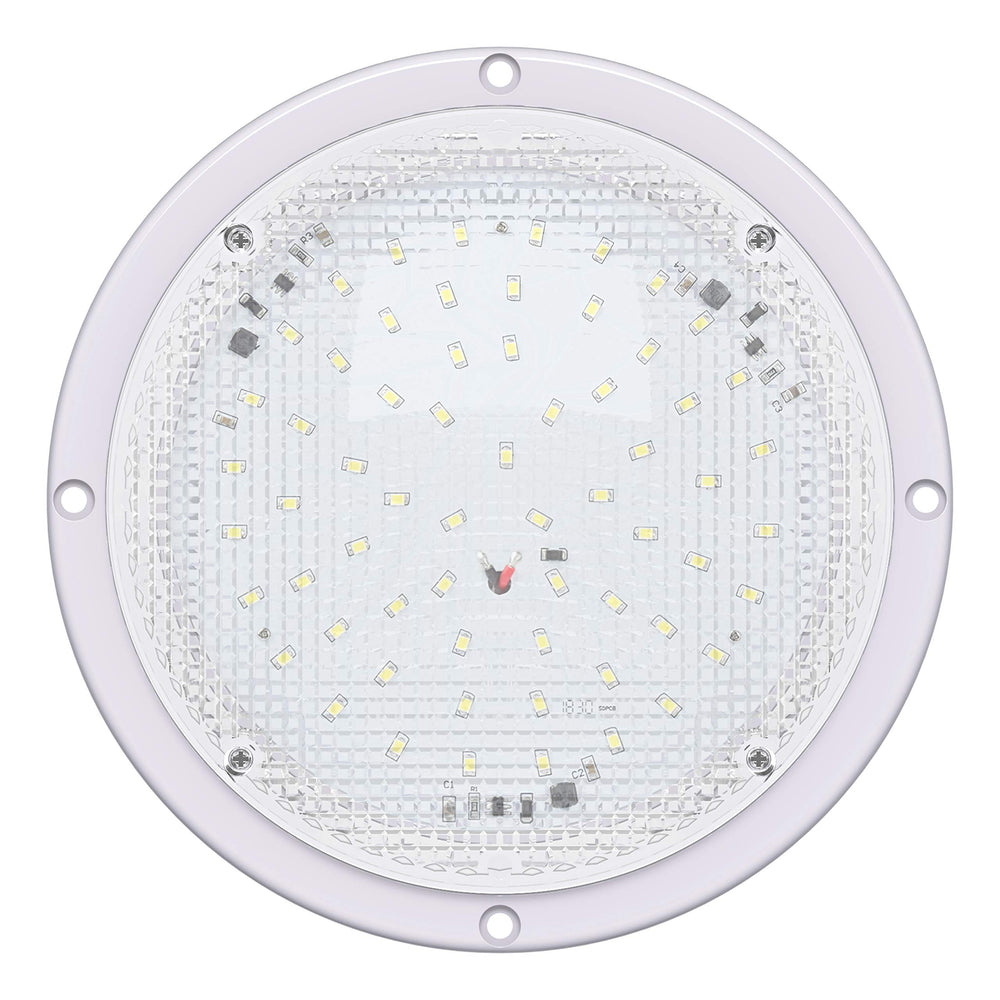 Leisure LED compact design fits neatly on RV exterior