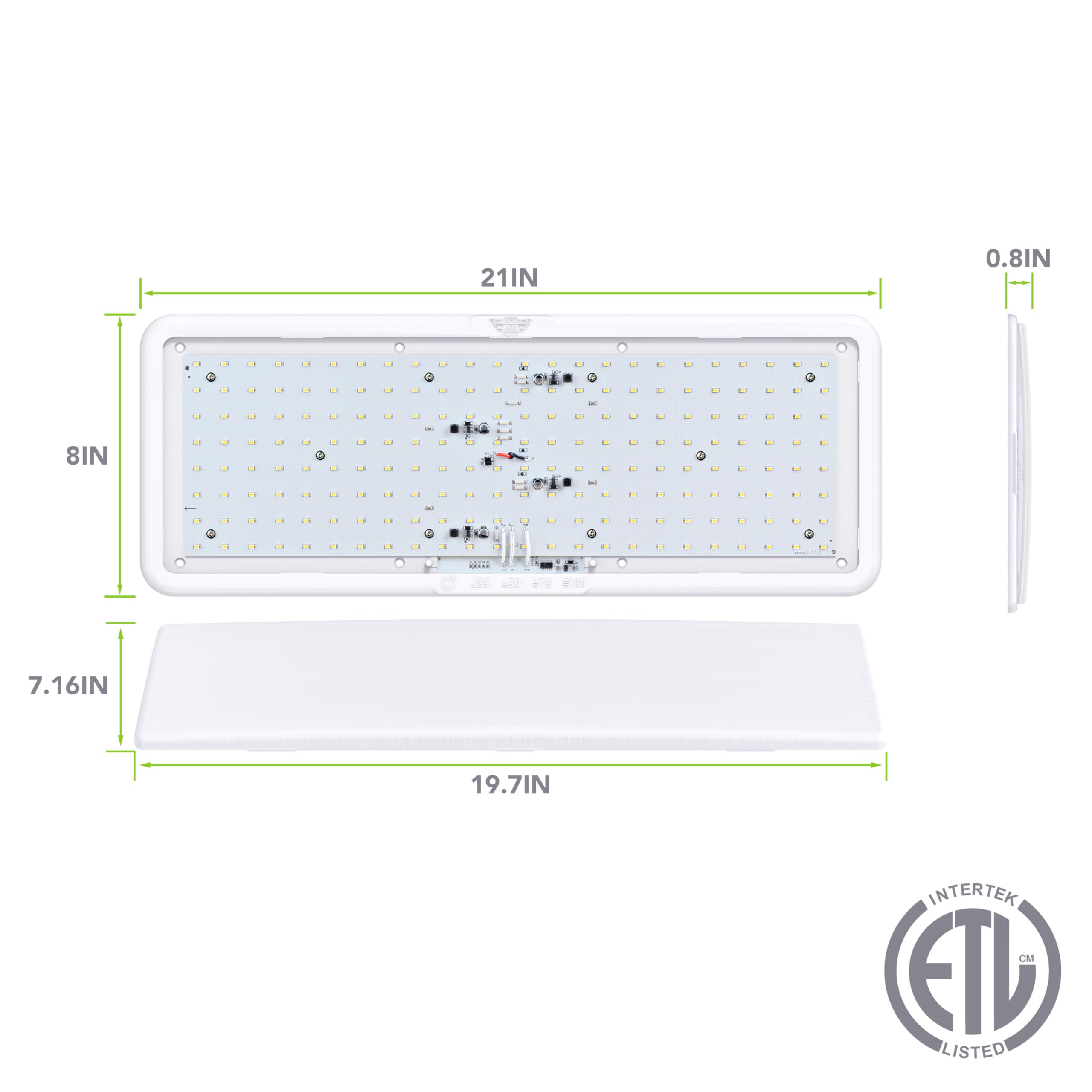 Leisure LED touch dimmer switch lets you adjust brightness easily.