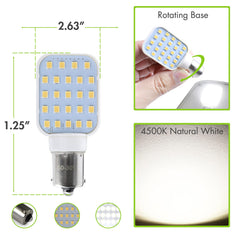 Leisure LED wedge-base LED bulb 1141-1156, compact replacement for tight fixtures.