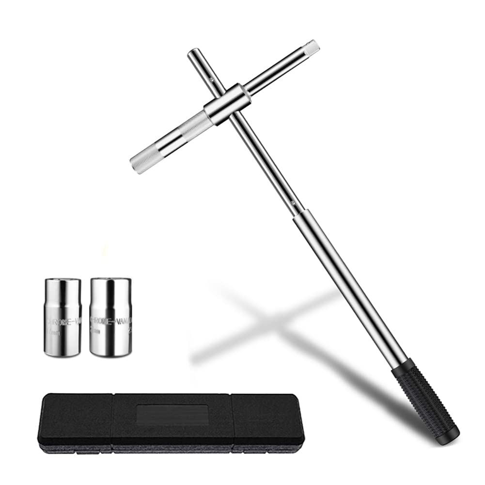 LEJOSTOL 23-inch universal lug wrench extended reach for easier tire nut removal.