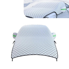 Lekiliky heavy-duty snow car cover protects the engine hood from snow and debris.