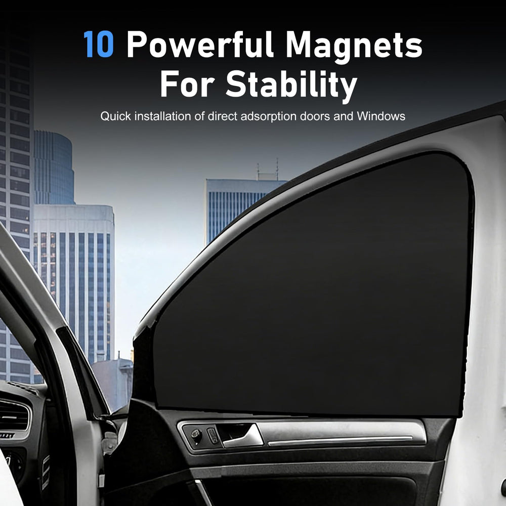 Lekiliky magnetic window shades offer secure, tool-free attachment for any vehicle.
