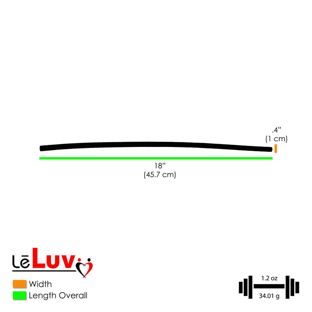 LeLuv Ultima Black Vacuum Pump 18-inch silicone hose for smooth handling.