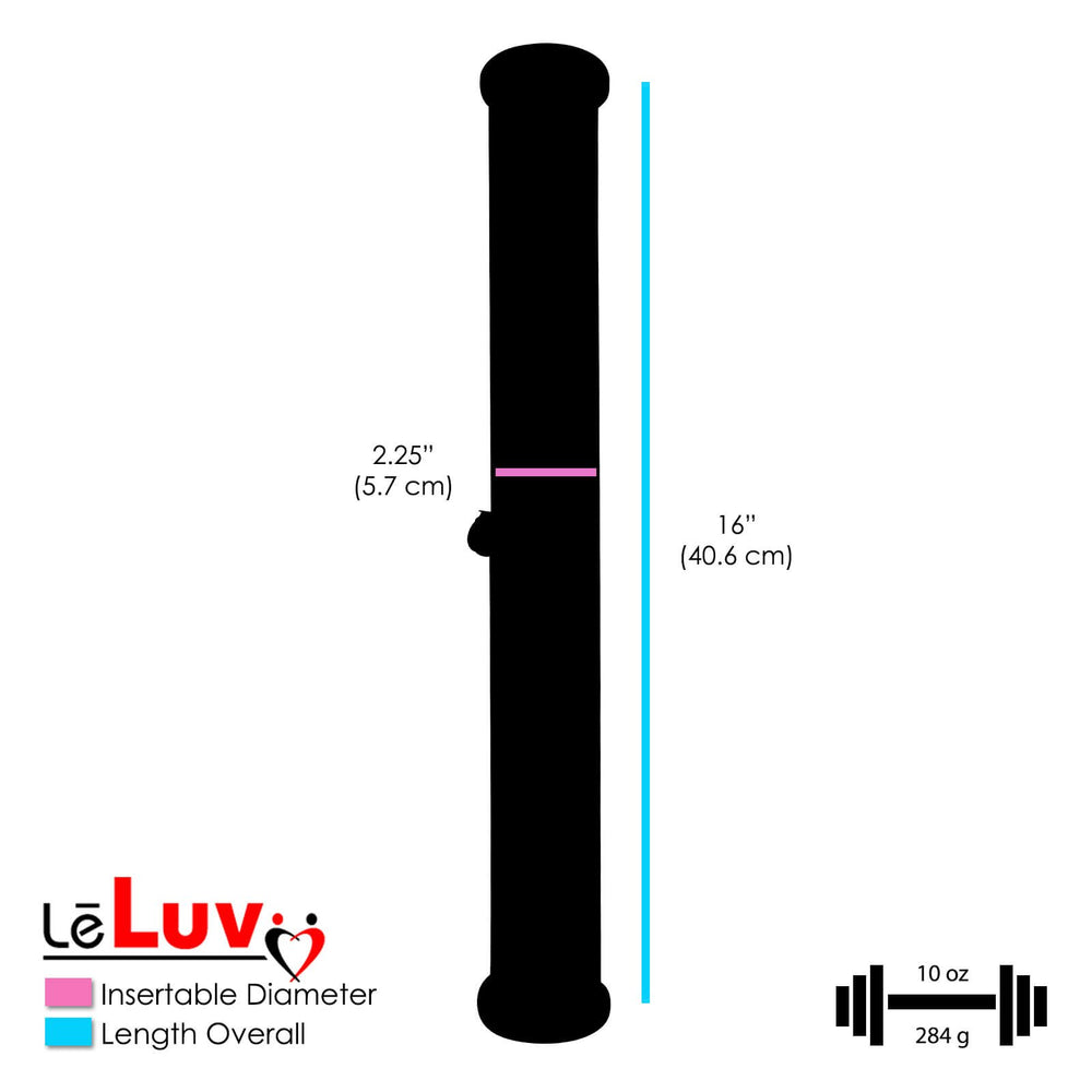 LeLuv Ultima Black Vacuum Pump padded grips enhance control during use.