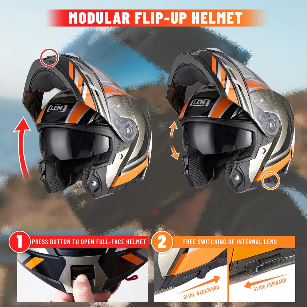 LEM DOT-certified fiberglass shell ensures reliable protection during daily rides