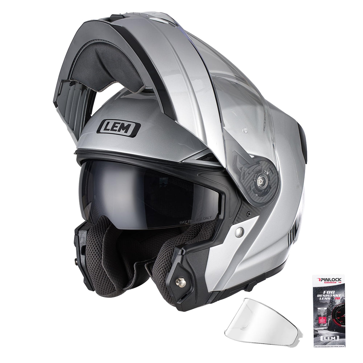 LEM Modular helmet lightweight fiberglass shell for long rides