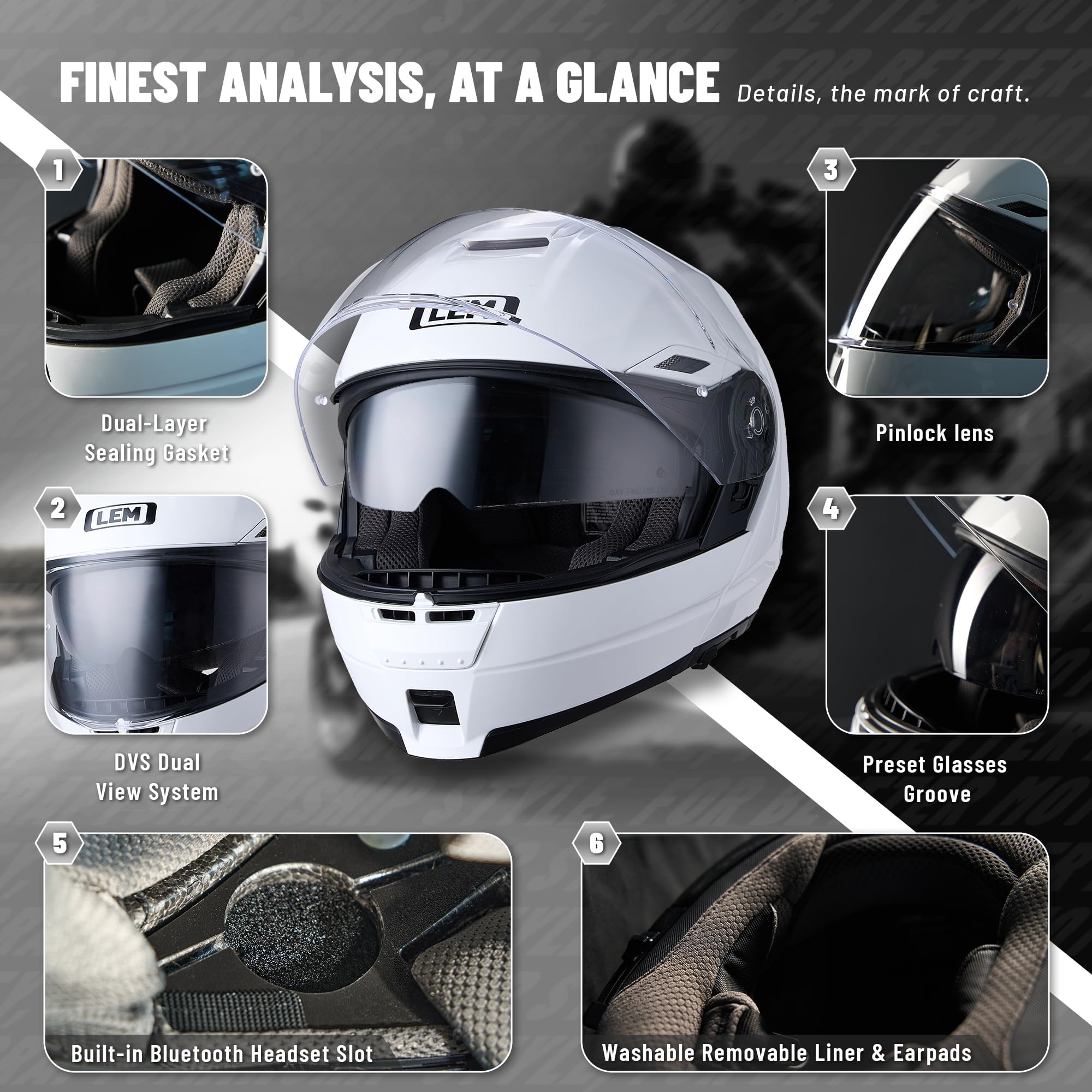 LEM modular helmet reduced wind noise for calmer commutes