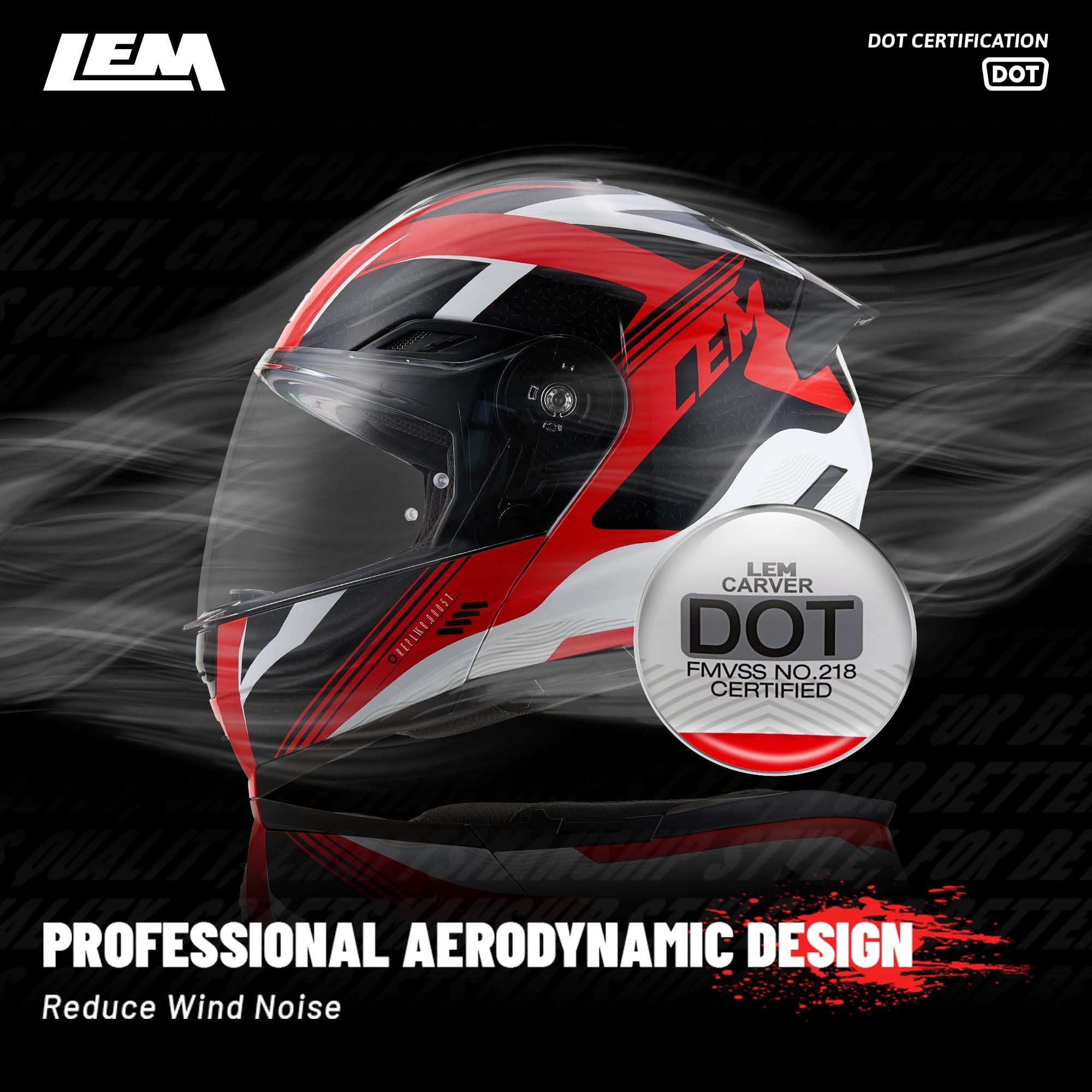 LEM Modular helmet removable liner emphasizes washable comfort for all-day wear.
