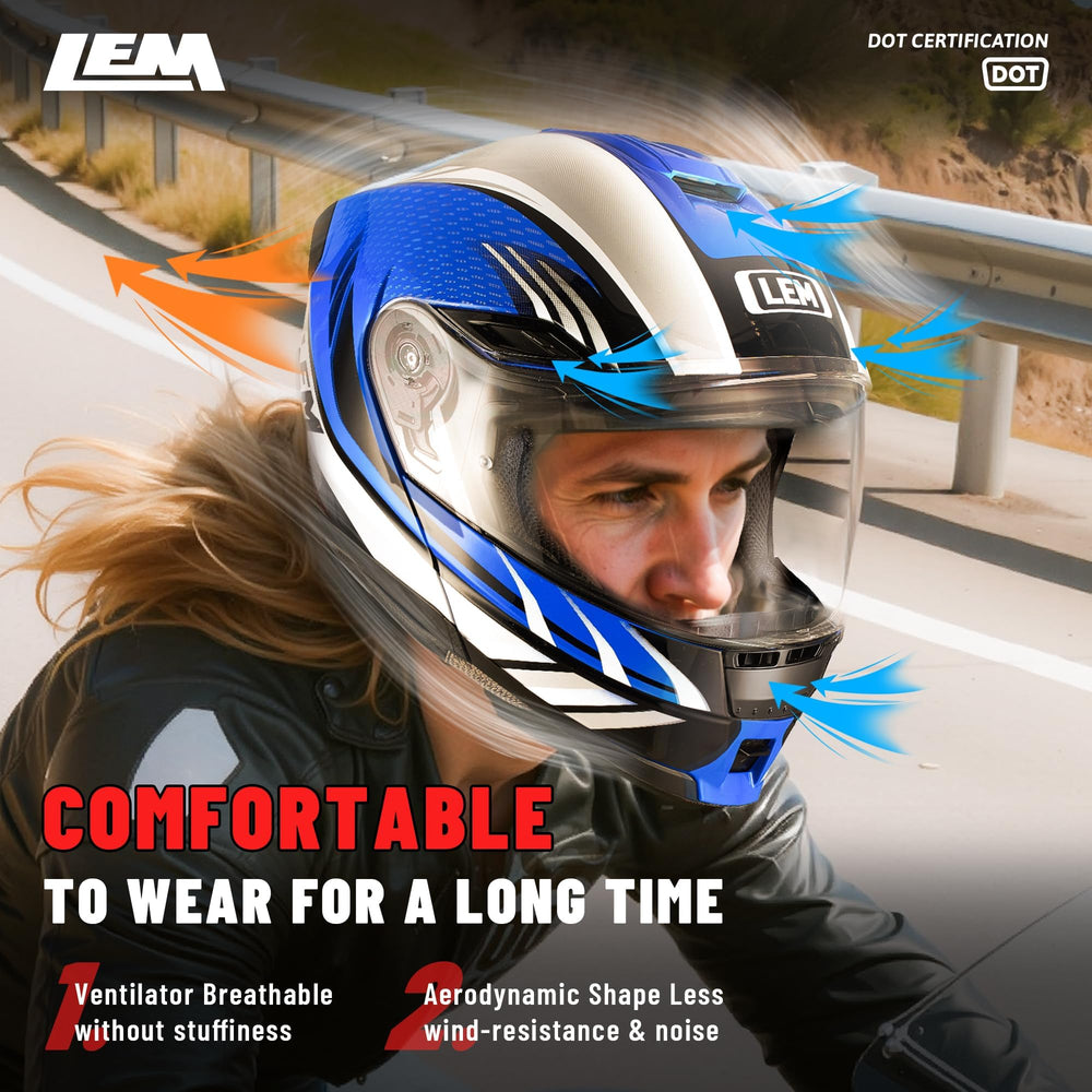 LEM wind-noise optimized design promotes calmer highway cruising.