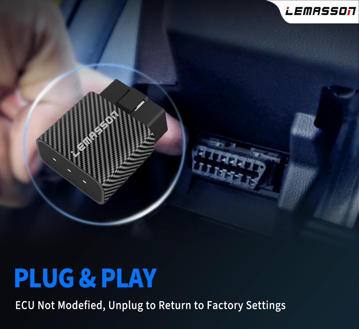 LEMASSON AFM Disabler installed inside the vehicle reduces startup worries and clutter.