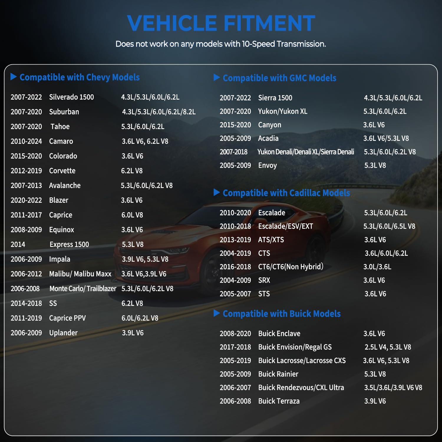 LEMASSON AFM Disabler connected to the OBD-II port for quick setup in GM vehicles.