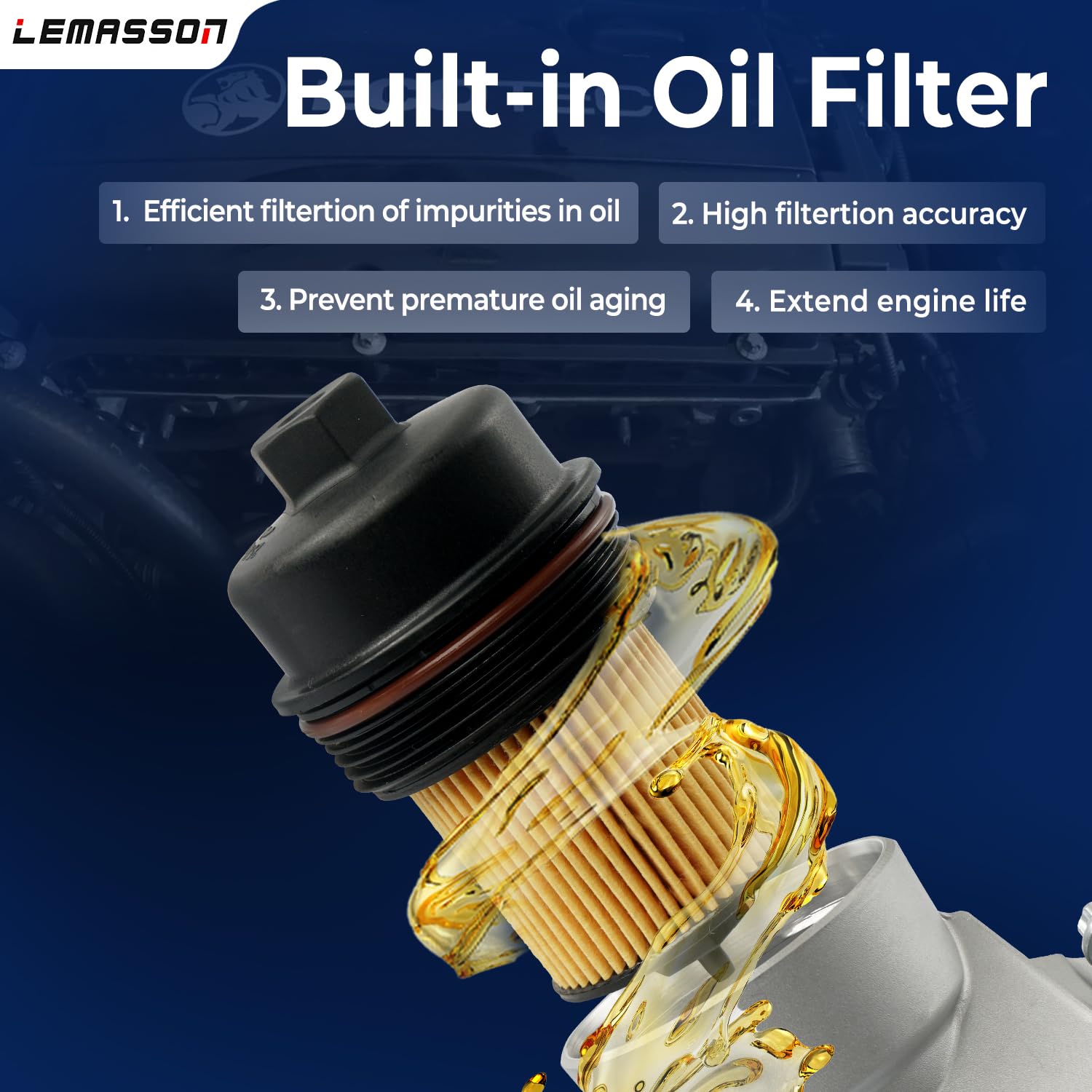 LEMASSON compatibility with Cruze, Sonic, Aveo, Malibu, Cascada, G3, Astra.