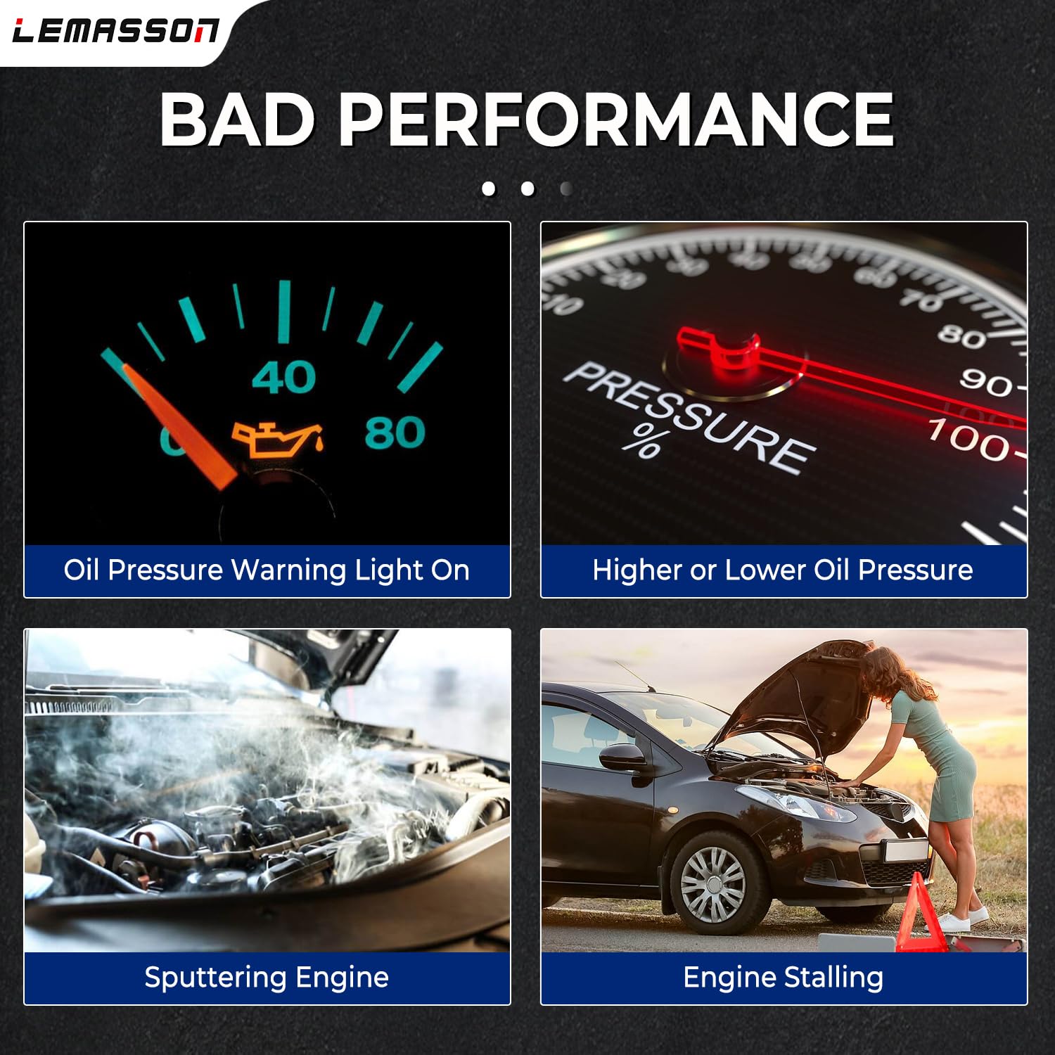 LEMASSON design supports efficient heat management and oil temperature regulation.