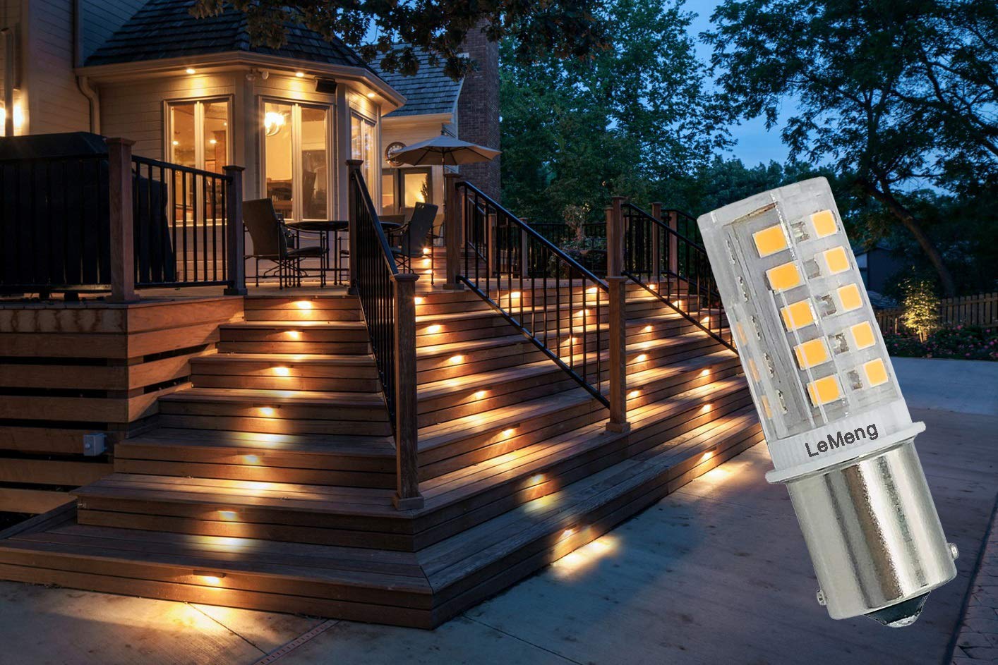 LEMENG ceramic body LED bulb built for durability in rugged settings