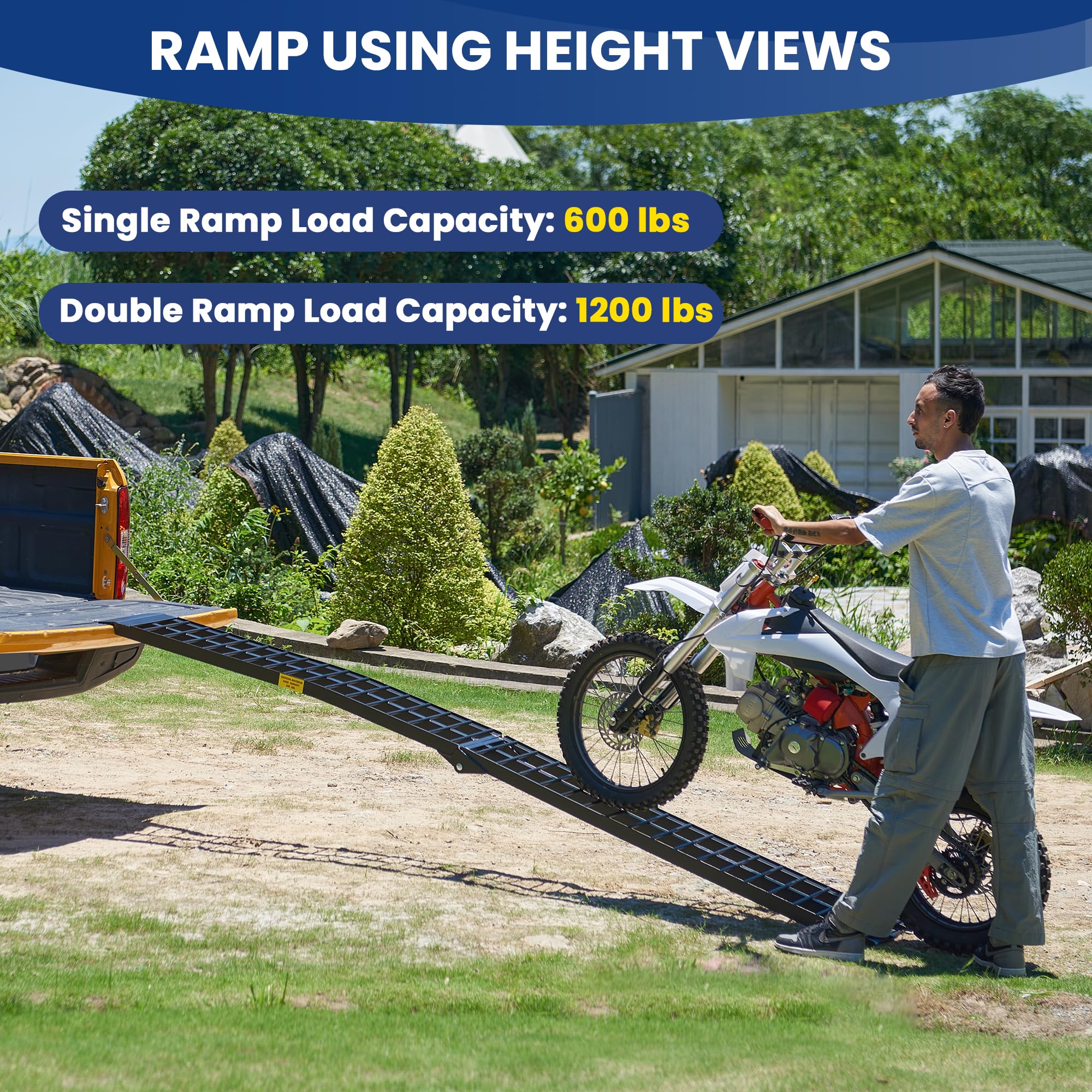 LEM﻿NISCATE folding ramps offer portable storage and easy carry