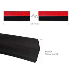 LemonBest bumper lip close-up demonstrates DIY installation with no special tools