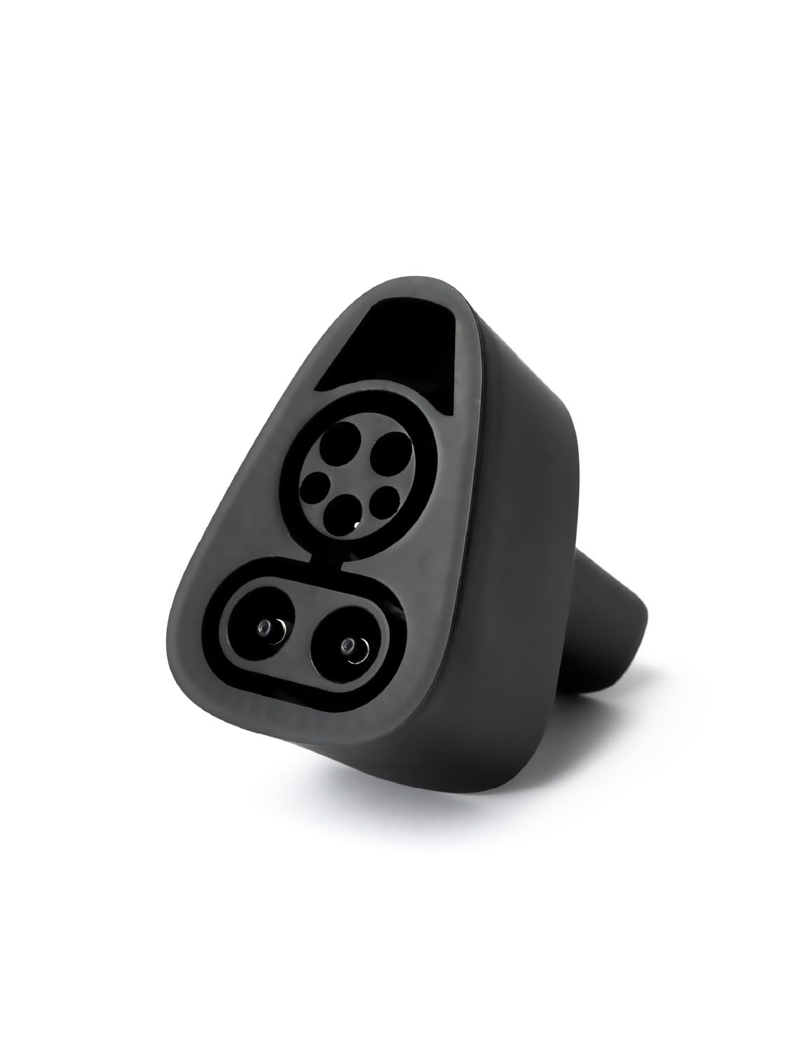 LENZ CCS1 to NACS adapter front view enables CCS fast charging for NACS vehicles