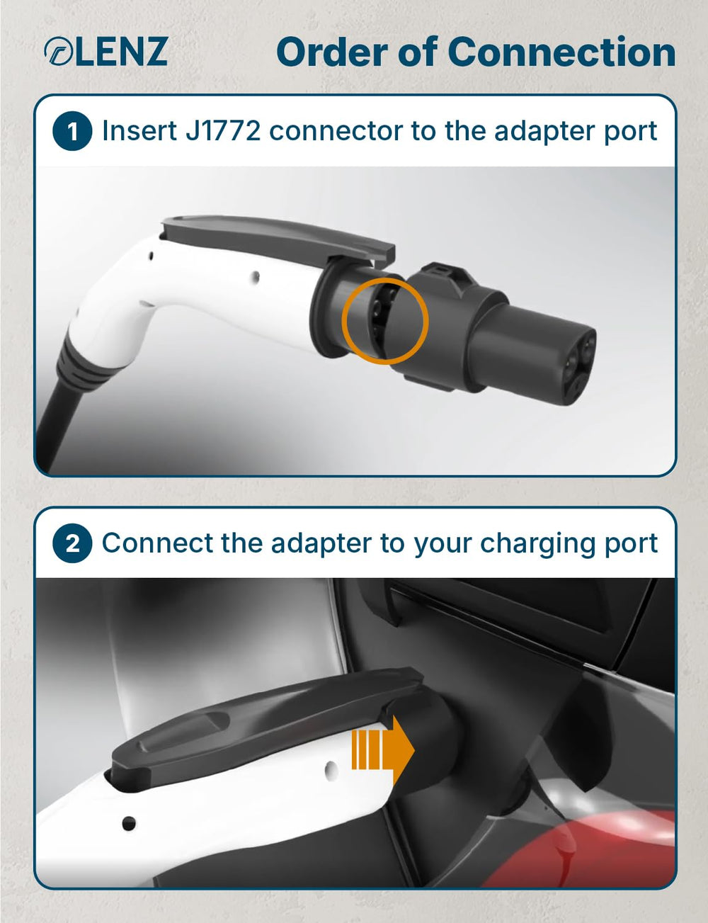 LENZ lightweight design makes travel charging convenient during road trips