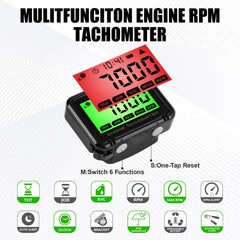 LEOMAUNYX tachometer clip with induction wire enables on-site measurements
