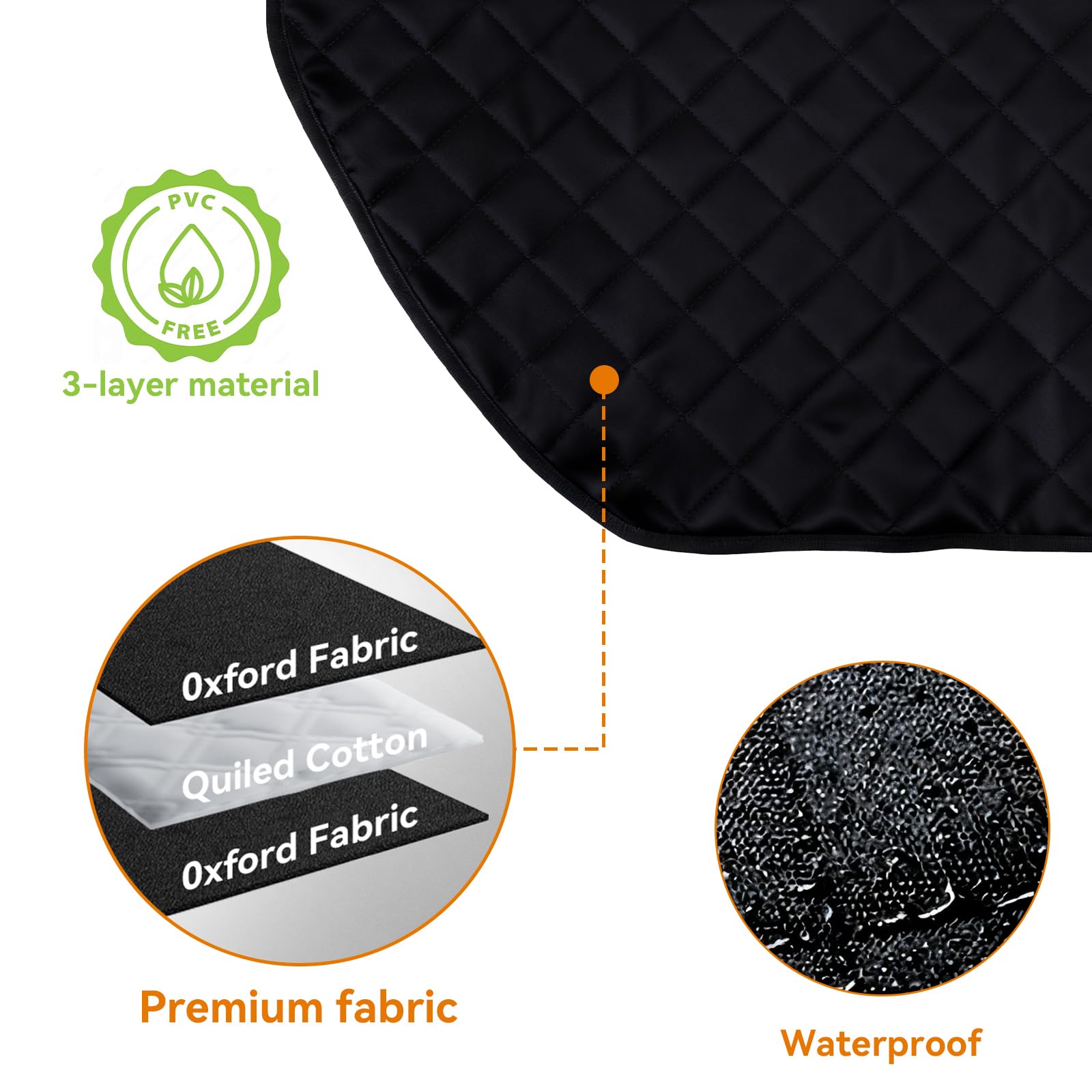Lepicha dog car door protector easy to wipe clean after adventures.