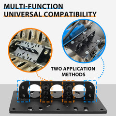 LEQEE engine lift plate top view highlights full welding and rust-proof construction.
