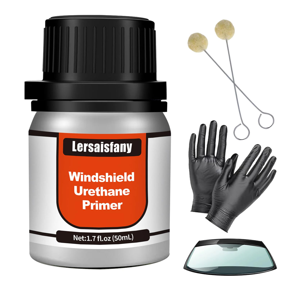 LERSAISFANY windshield primer bottle ready for fast, clean adhesion prep.