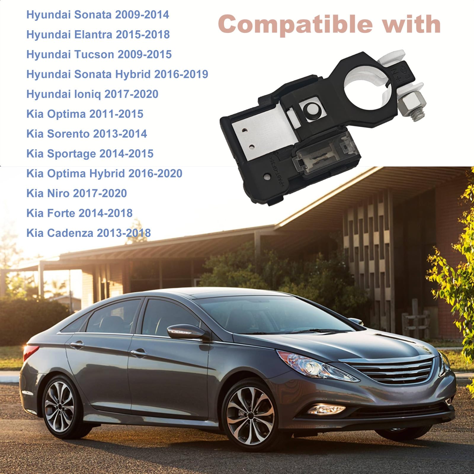 LESHIAUTO compatibility image shows Hyundai and Kia models, expanding replacement options.