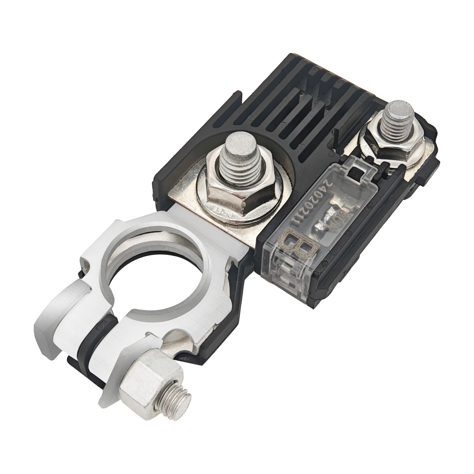 LESHIAUTO 180A battery fuse front view highlights rugged build for reliable circuit protection.