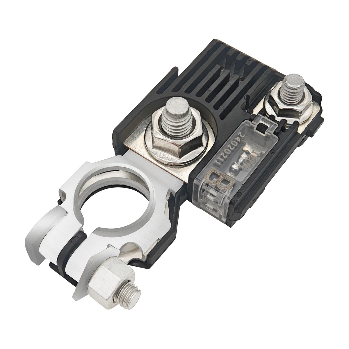 LESHIAUTO 180A battery fuse front view highlights rugged build for reliable circuit protection.